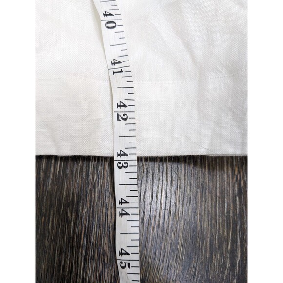 Isaac Mizrahi White Linen Dress Size 16 Summer Coastal - Picture 7 of 7